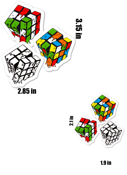 Rubix Cube Sticker Less Sticker Packs – Project Rubix